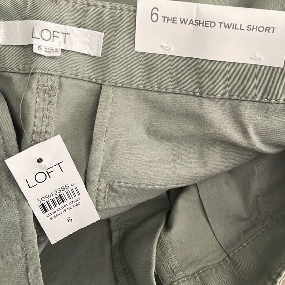 NEW LOFT Washed Twill Short 6 - Picture 3 of 7